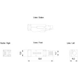 Siemens 6GK19011BB122AB0, zástrčka RJ45, 1 ks