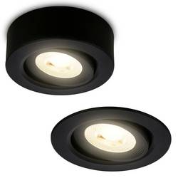 Briloner 7991015 osvětlení na stěnu/strop LED Energetická třída (EEK2021): F (A - G) teplá bílá černá