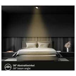 Briloner 7991015 osvětlení na stěnu/strop LED Energetická třída (EEK2021): F (A - G) teplá bílá černá