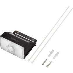 Sygonix SY-4673536 venkovní solární nástěnné osvětlení s PIR senzorem LED pevně vestavěné LED 10 W černá