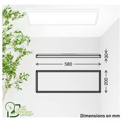 Briloner TAVA A 7550016 LED panel Energetická třída (EEK2021): A (A - G) 14 W bílá bílá