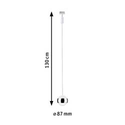 Paulmann Capsule II svítidla do lištových systémů (230 V) URail pevně vestavěné LED 6 W LED bílá, chrom
