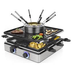 Princess 01.162670.01.001 raclette gril 8 pánví, 8 napichovátek na fondue