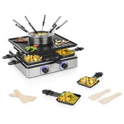 Princess 01.162670.01.001 raclette gril 8 pánví, 8 napichovátek na fondue
