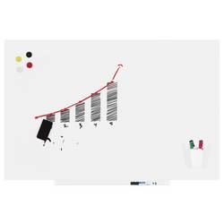 Rocada bílá popisovací tabule 6520PRO (š x v) 115 cm x 75 cm Signální bílá (RAL 9003) plastový vč. odkládací misky , formát na šířku nebo na výšku