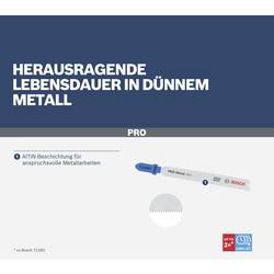 Bosch Accessories 2608655094 List přímočaré pily PRO Metal thin T121GFC, 92 mm, 2 ks 2 ks