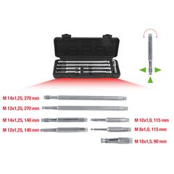 KS Tools 150.6500 Sada závitníků pro zapalovací svíčky a zapalovací svíčky, 7 ks