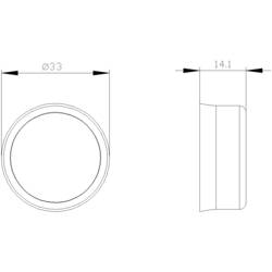 Siemens 3SU1900-0DB70-0AA0 3SU19000DB700AA0 Protection cap plochý (Ø x v) 31.6 mm x 25.9 mm čirá 5 ks Piece