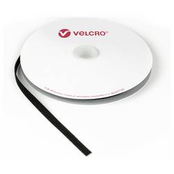 VELCRO® E001025330F1825 pásek se suchým zipem, lepicí, flaušová část, (d x š) 25000 mm x 25 mm, černá, 25 m