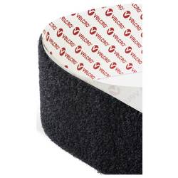 VELCRO® E001025330F1825 pásek se suchým zipem, lepicí, flaušová část, (d x š) 25000 mm x 25 mm, černá, 25 m