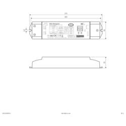 EVN DALD35050VS LED stmívač 210 mm 50 mm