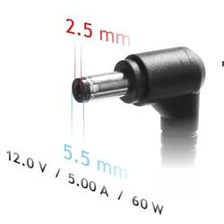 Akyga napájecí adaptér k notebooku 60 W 12 V/DC 5 A
