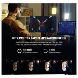 Neewer VL67B LED světlo pro smartphone Počet LED=80 dvoubarevné