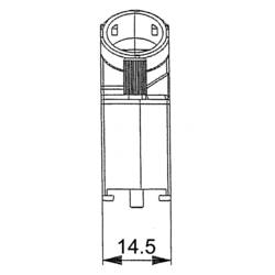 ASSMANN WSW AMET-25 RS-45 AMET-25 RS-45 Pólů: 25 kov 45 ° stříbrná 1 ks