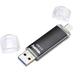 Hama USB paměť pro smartphony/tablety černá 64 GB USB 3.2 (Gen 1x1) , microUSB 2.0