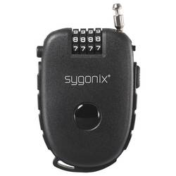 Sygonix lankový zámek Černá číslicový zámek
