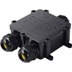 TRU Components zásuvka pro odkládání IP68, 3 vstupů, 0,5 - 4,0 m² TC-14745288 černá TRU COMPONENTS Množství: 1 ks