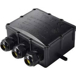 TRU Components zásuvka pro odkládání IP68, 4 vstupů, 0,5 - 4,0 m² TC-14745292 černá TRU COMPONENTS Množství: 1 ks