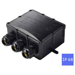 TRU Components zásuvka pro odkládání IP68, 4 vstupů, 0,5 - 4,0 m² TC-14745292 černá TRU COMPONENTS Množství: 1 ks
