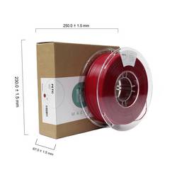Maertz PMMA-1011-004 PMMA-1011-004 vlákno pro 3D tiskárny PETG plast chemicky odolné 1.75 mm 1000 g červená 1 ks