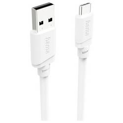 Hama Nabíjecí kabel USB USB 2.0 USB-A zástrčka, USB-C ® zástrčka 2 m bílá 00201813