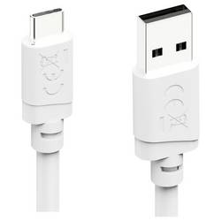 Hama Nabíjecí kabel USB USB 2.0 USB-A zástrčka, USB-C ® zástrčka 2 m bílá 00201813