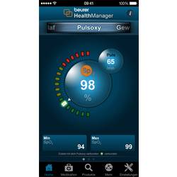 Beurer PO 60 Bluetooth® Pulsoximeter měřič obsahu kyslíku v krvi