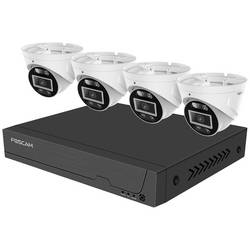 Foscam FNA108E-T4-2T FNA108E-T4-2T LAN IP-sada bezpečnostní kamery 8kanálový se 4 kamerami 3840 x 2160 Pixel