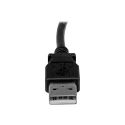 StarTech.com Síťový adaptér USB 2.0 konektor rj45 3 m vícebarevná 90° zatočeno doprava USBAB3MR