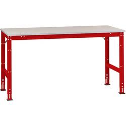 Manuflex AU4174.3003 Pracovní základní stolní Univerzální standardní samořeznými krytina deska, Šxhxv = 3000 x 800 x 760-870 mm rubínově červená