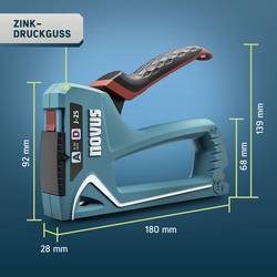 Novus Tools J-25, 030-0459 ruční sponkovačka, Typ 53, Typ 53F, Typ 37 , Typ 11 , dĺžka 4 - 10 mm