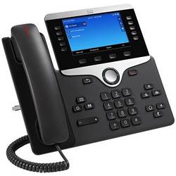 Cisco CP-8861-3PCC-K9= systémový telefon, VoIP barevný displej antracitová
