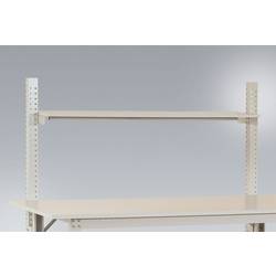 Manuflex AS1273.7035 Odkládací Melamin světle šedá 1750x 350x19mm, s odporem pro PACK STOLNÍ 2000 mm s 4/3 ( 420/270mm ) světle šedá