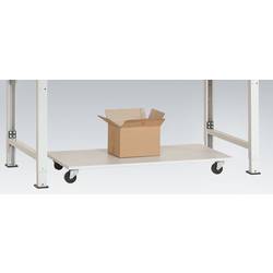 Manuflex AS1163.7035 Spodní část zásobník, pojízdný 1375x500mm bez držáku, RAL7035 světle šedá světle šedá