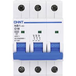 Chint 179686 NB1L elektrický jistič 3pólový 16 A