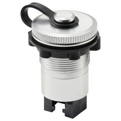 TRU COMPONENTS TC-14378432, vestavěná zásuvka, zásuvka, stříbrná, 1 ks