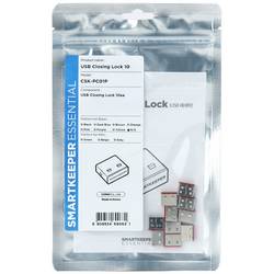 Smartkeeper zámek portu USB CSK-PC01P sada 10 ks červená, nerezová ocel bez klíče, Permanentní pojistka CSK-PC01P