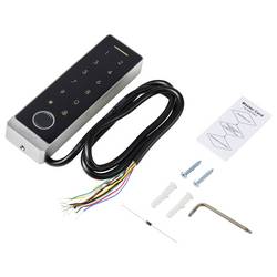 Sygonix SY-7372602 přístupový systém s čtečkou otisků prstů / RFID na omítku 12 V/DC, 18 V/DC, IP66, s podsvícenou klávesnicí, s dotykovou obrazovkou