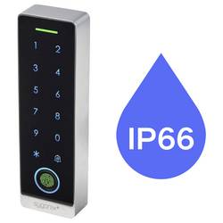 Sygonix SY-7372602 přístupový systém s čtečkou otisků prstů / RFID na omítku 12 V/DC, 18 V/DC, IP66, s podsvícenou klávesnicí, s dotykovou obrazovkou