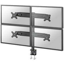 Neomounts FPMA-D700D4 držák na stůl pro monitor 4 Displej: (s) 48,3 cm (19) - 76,2 cm (30) černá nastavitelná výška, naklápěcí, nakláněcí, otočný