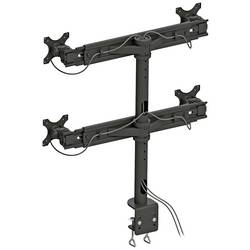Neomounts FPMA-D700D4 držák na stůl pro monitor 4 Displej: (s) 48,3 cm (19) - 76,2 cm (30) černá nastavitelná výška, naklápěcí, nakláněcí, otočný