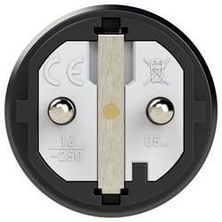 PC Electric 0511-ss zástrčka guma 250 V černá IP54
