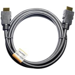 Maxtrack HDMI kabel Zástrčka HDMI-A, Zástrčka HDMI-A 2.00 m černá C 215-2 L 4K UHD HDMI kabel