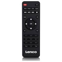 Lenco DAR-061BK DAR-061 rádio s CD, DAB+, DAB+, funkce alarmu, černá