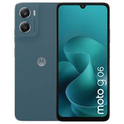 Motorola g06 smartphone 128 GB, 17.5 cm (6.88 palec), modrá, Android™ 15, dual SIM