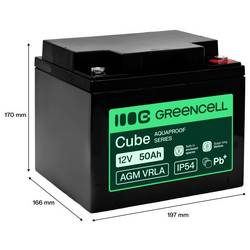 Green Cell GC-AGM12V50AH-H olověný akumulátor olověný se skelným rounem 50 Ah 12 V 1 ks