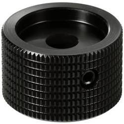 TRU COMPONENTS TC-11613808 otočný knoflík s označením černá (Ø x v) 25 mm x 16 mm hliník 1 ks