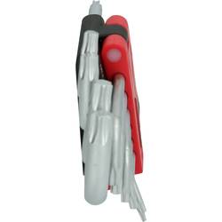 KS Tools 151.4880 TX sada klíčů T 8, T 10, T 15, T 20, T 25, T 27, T 30, T 40, T 45, T 50 10dílná