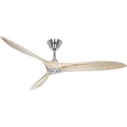 CasaFan ECO AIRSCREW 152 BN-NT stropní ventilátor 28 W (Ø x v) 1520 mm x 275 mm chrom s dálkovým ovládáním, vhodný i pro zimní provoz