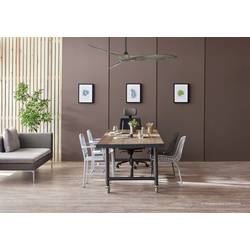 CasaFan ECO AIRSCREW 152 MS-GW stropní ventilátor 28 W (Ø x v) 1520 mm x 275 mm černá (matná) s dálkovým ovládáním, vhodný i pro zimní provoz